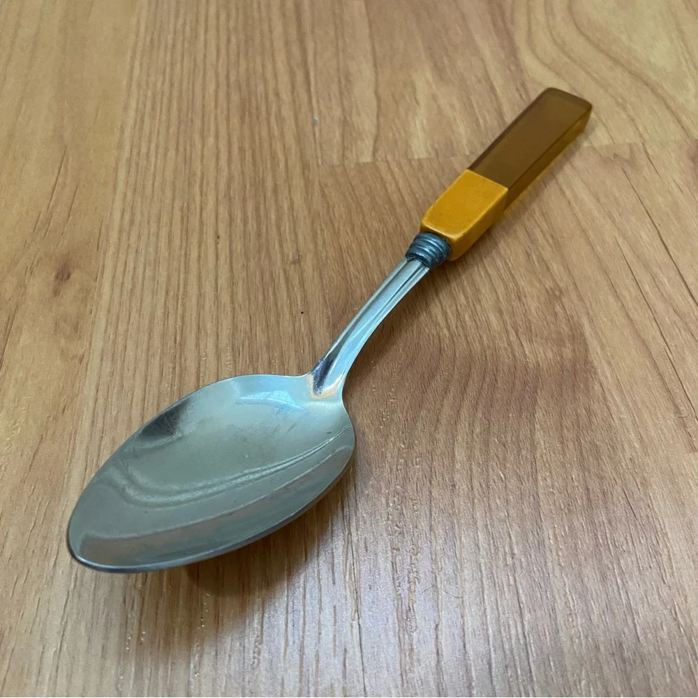 Bakelite Butterscotch Large Spoon